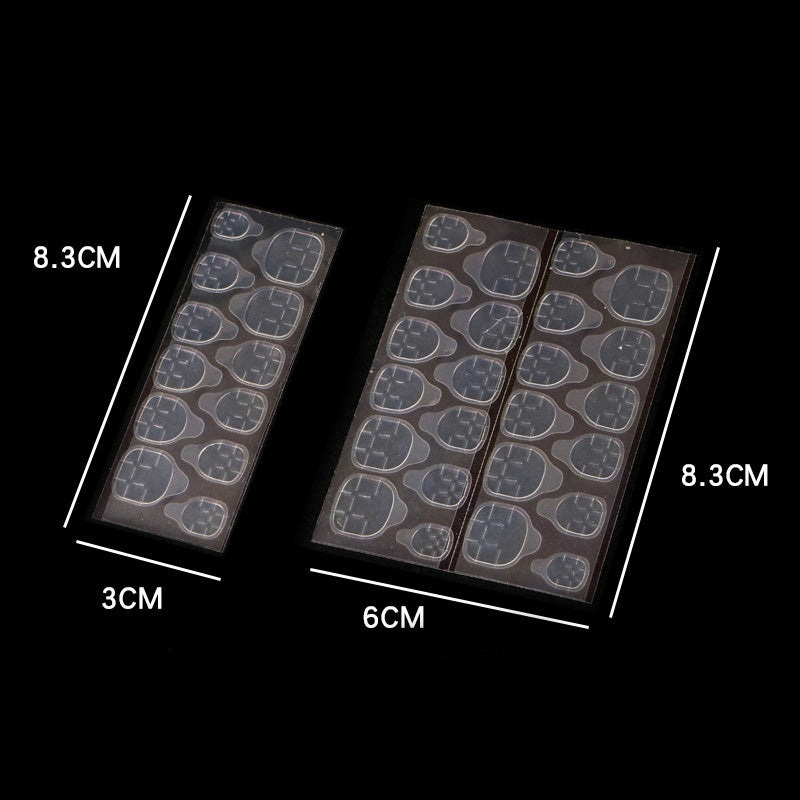 Press-On Nails Tool Kit | Glue Tabs, Wood Stick, Nail File, Alcohol Pad | Nail Prep Kit