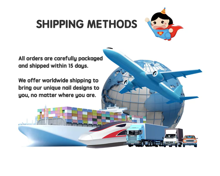 Luxury Press-On Nail Set – Long Lasting, Ultra-Gloss Gel Finish